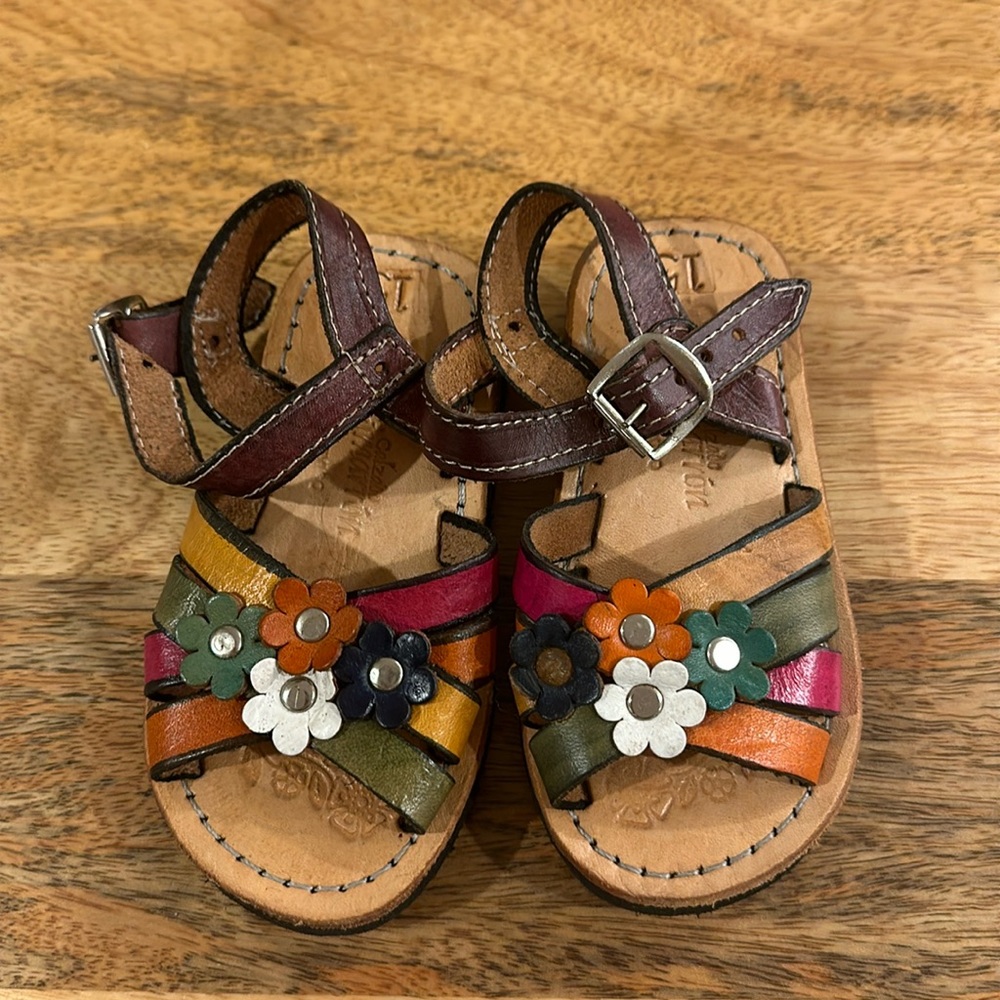 Mexican Leather Chanclas Size 15